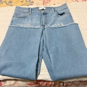 7 For All Mankind Light Blue Flare Jeans